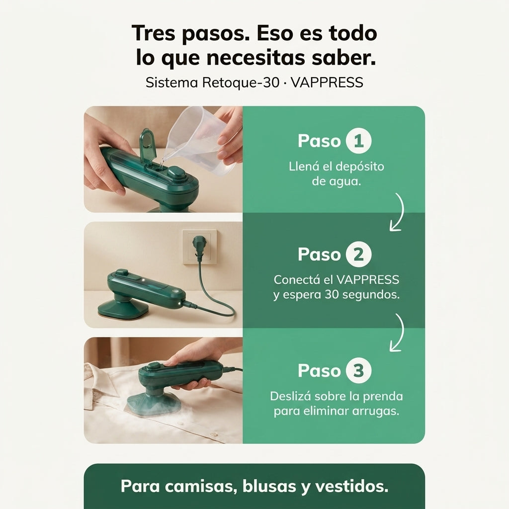 Plancha A Vapor Portatil — vista 4